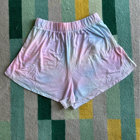 Wildfox Pastel Tie-dyed shorts, size Small - Picture 2 of 5